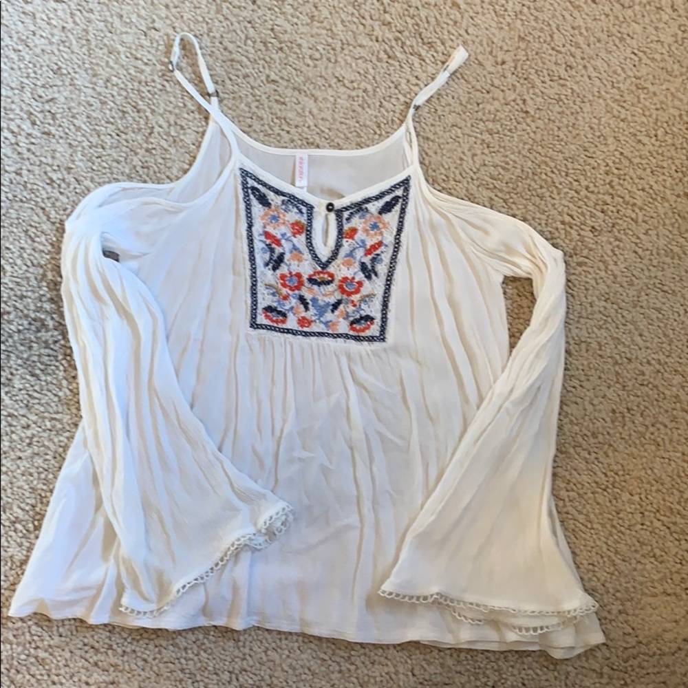 Off the shoulder blouse